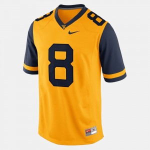 Kids WVU Football #8 Karl Joseph college Jersey - Gold