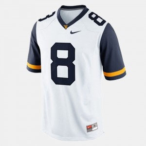 Kids #8 West Virginia University Football Karl Joseph college Jersey - White