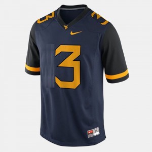 Youth West Virginia University #3 Football Stedman Bailey college Jersey - Blue