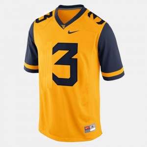 Kids #3 Football WV Stedman Bailey college Jersey - Gold